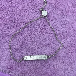 Silver 'Married' Bracelet